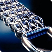 Herm Sprenger Chrome Flat Link Chain Dog Collars
